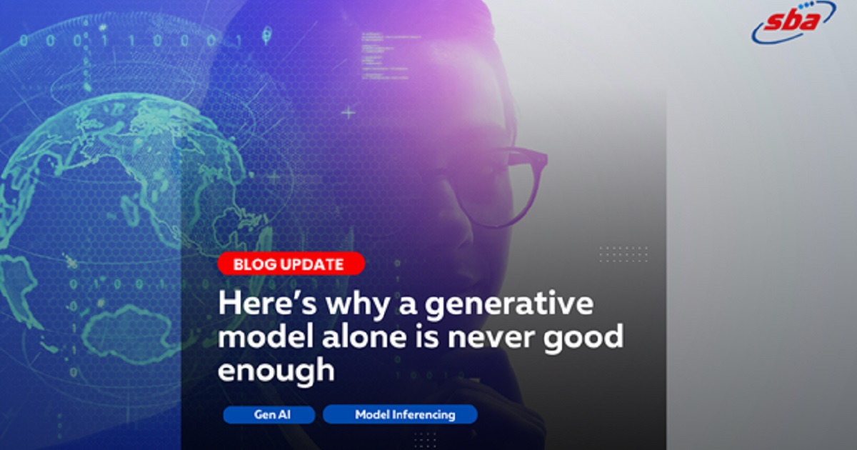 Here's why a generative model alone is never good enough